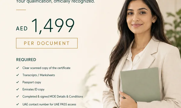 Certificate Equivalency UAE: MOE Degree Equivalency — Documents, Process & Timeline