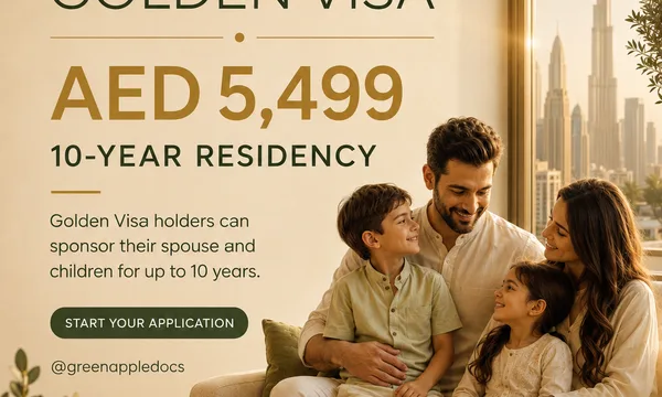 UAE Family Golden Visa: Sponsor Your Spouse & Children for 10 Years