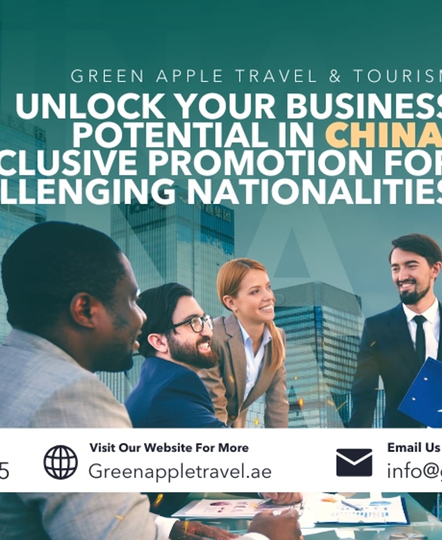Business Visa: Exclusive TE Letters & Invitations in 5 Days for Challenging Nationalities — Green Apple Travel & Tourism, Dubai