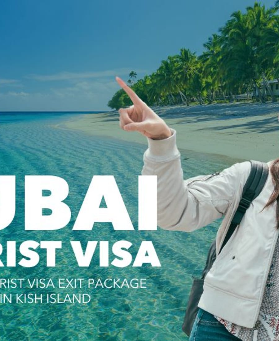 باقة الخروج لتأشيرة السياحة في دبي مع إقامة في جزيرة كيش — Green Apple Travel & Tourism, Dubai