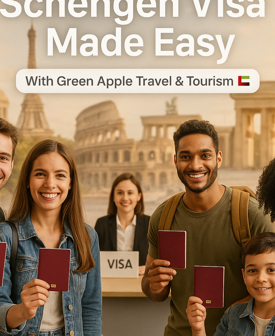 Доступные записи на визу Шенген в первую неделю июля 2025 года — Green Apple Travel & Tourism, Dubai