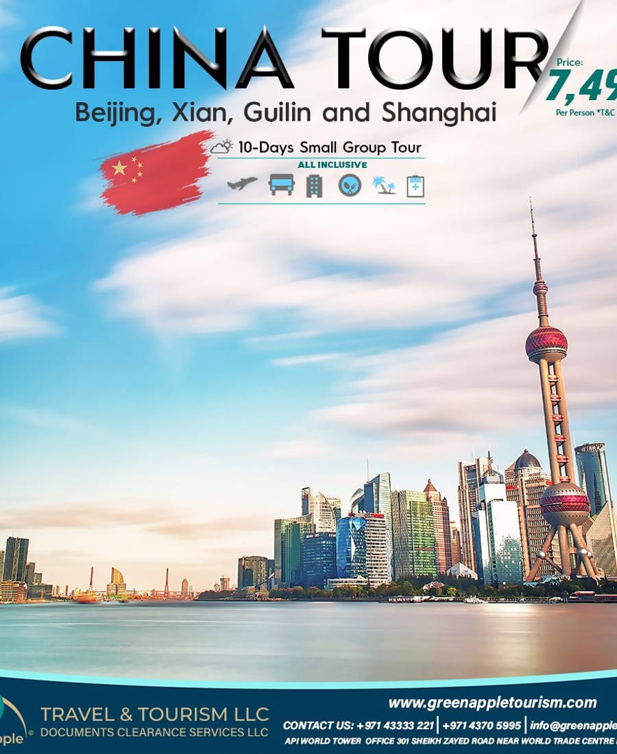 Explore the Wonders of China Group Tour — Green Apple Travel & Tourism, Dubai