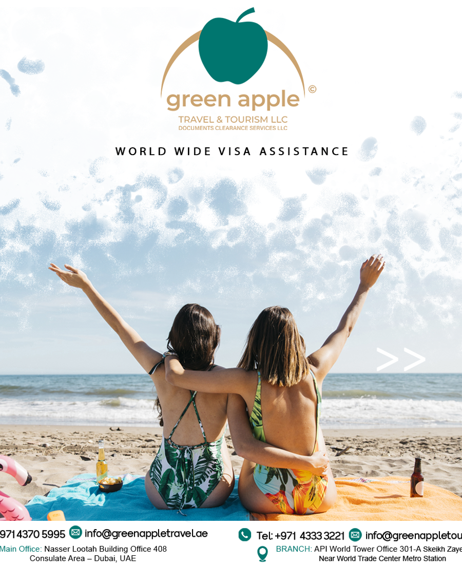 Travel the World Visa Assistance — Green Apple Travel & Tourism, Dubai