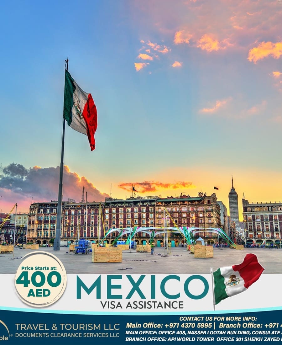 Mexico Visa Assistance in Dubai — Green Apple Travel & Tourism, Dubai