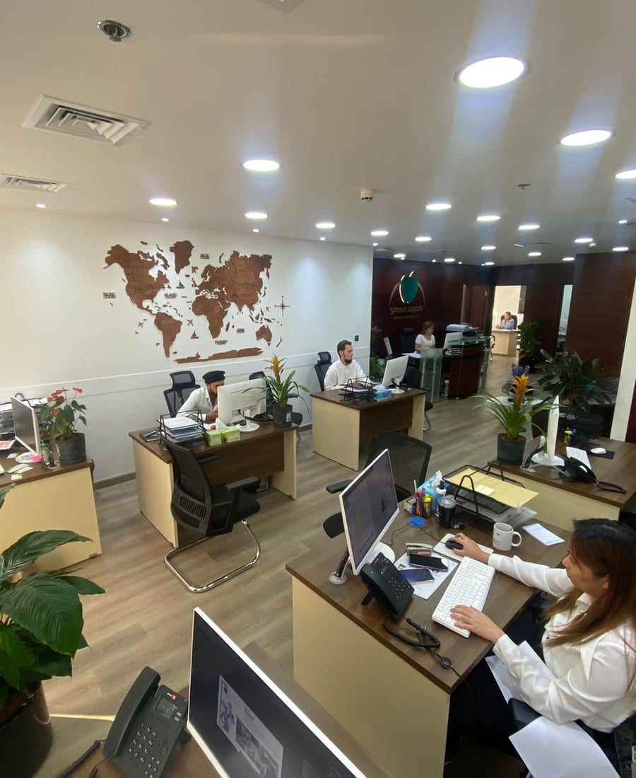 Green Apple Travel & Tourism at Trade Center — Green Apple Travel & Tourism, Dubai