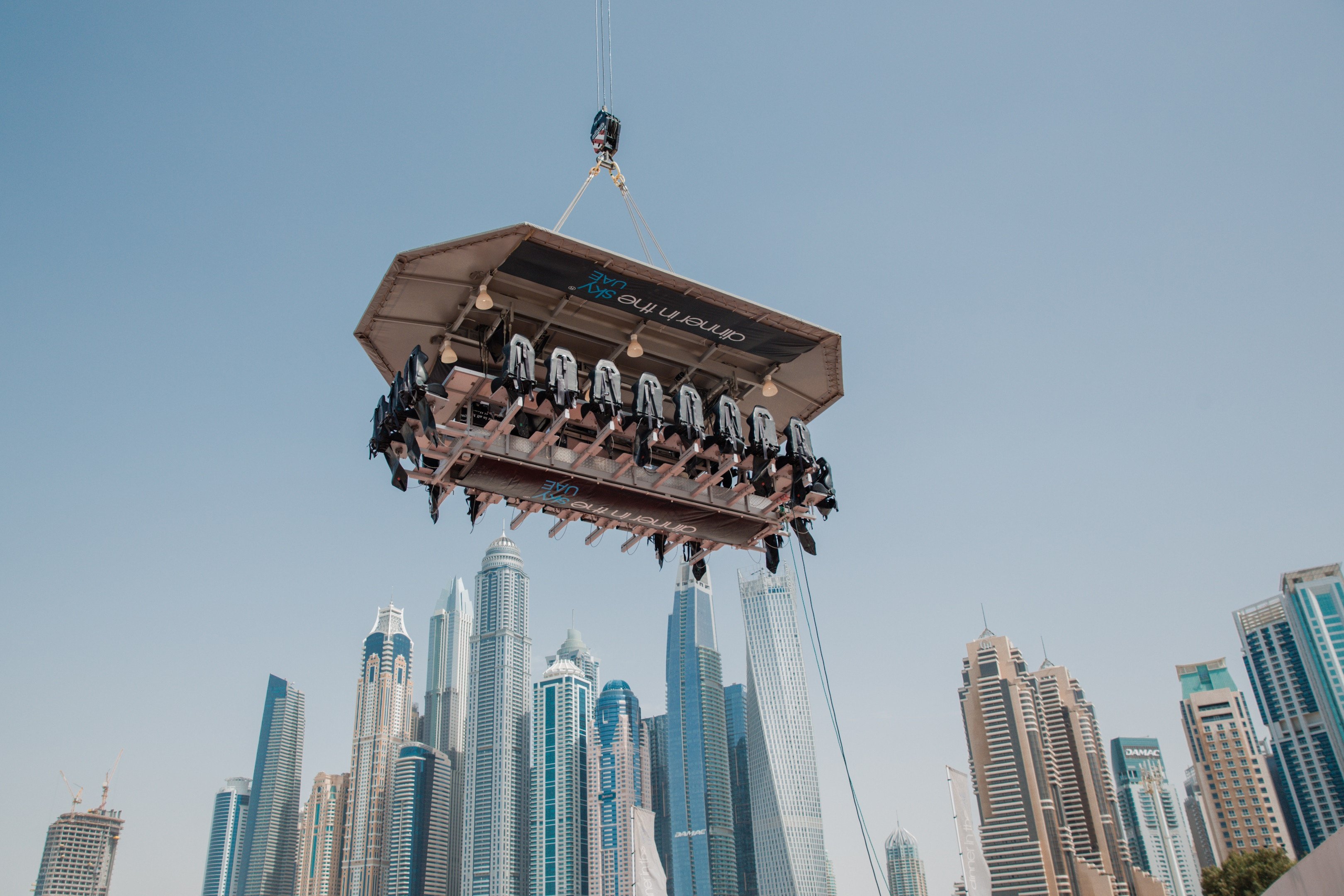 Day 1 - Dinner in the Sky — Dubai (Seat per person) Itinerary