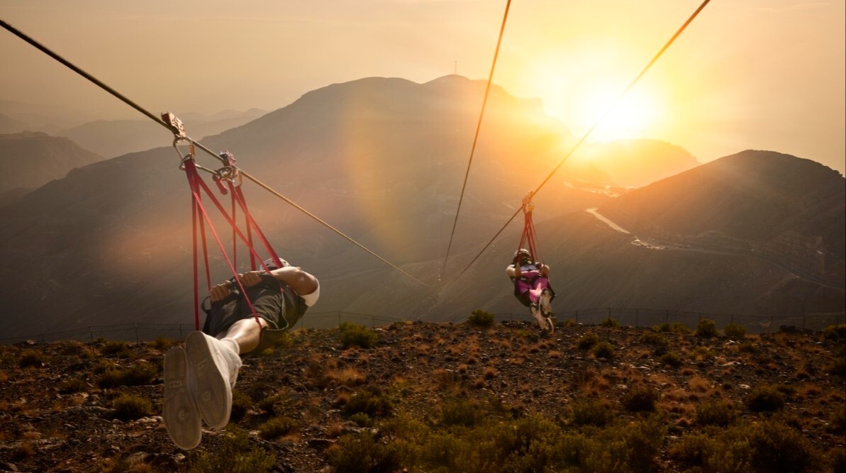 Jebel Jais Zipline Highlights — United Arab Emirates tour package