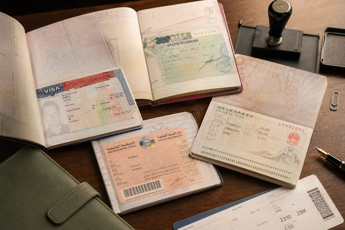 Visa services from Dubai &mdash; Schengen, UK, US, Canada, Australia, China, Japan visas for UAE residents