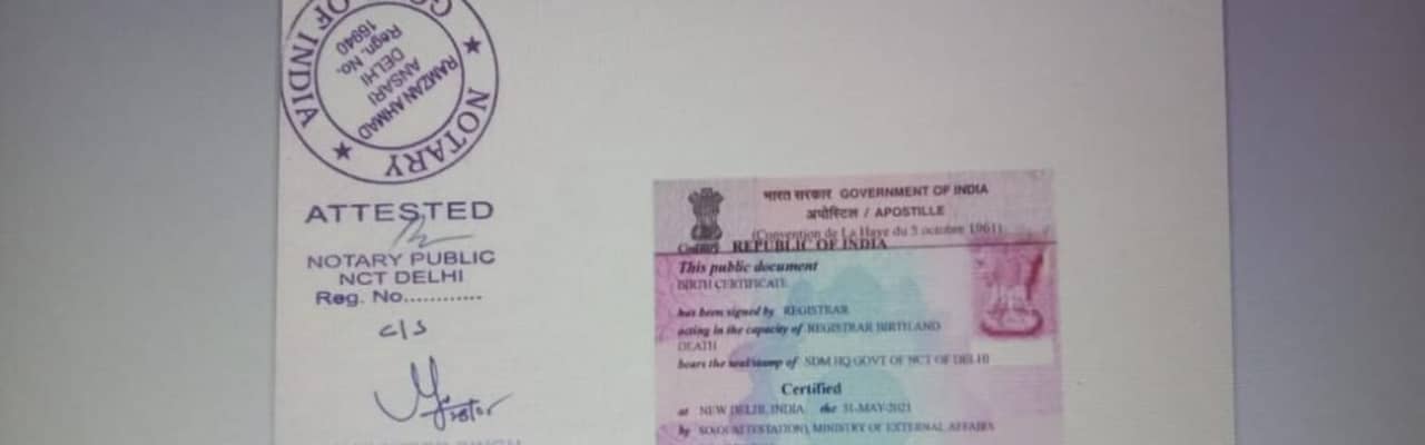 MEA Attestation / Apostille