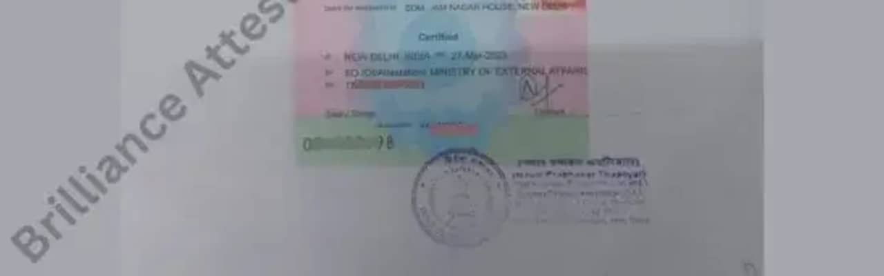 Personal Document Attestation