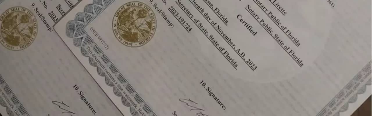 Professional License Apostille