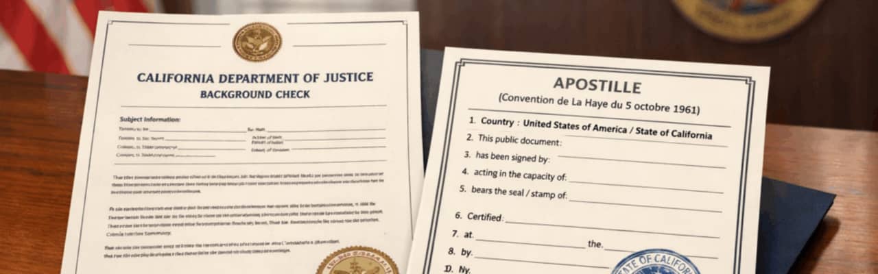 FBI Background Check Apostille