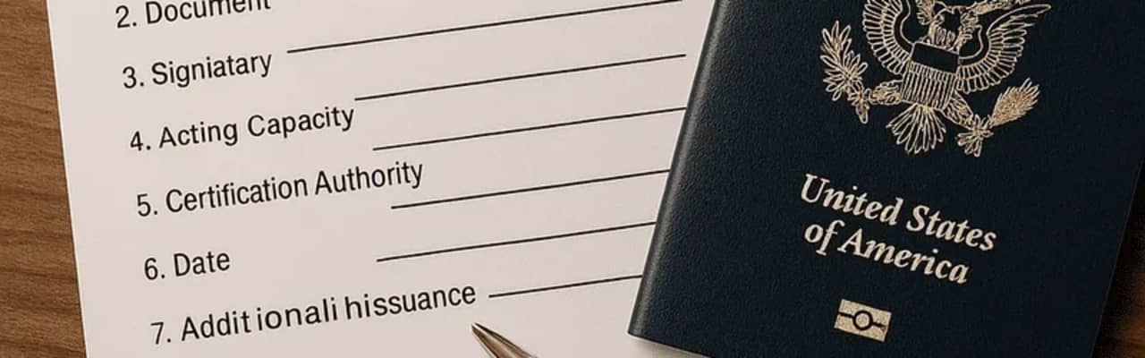 U.S. Commercial Document Apostille