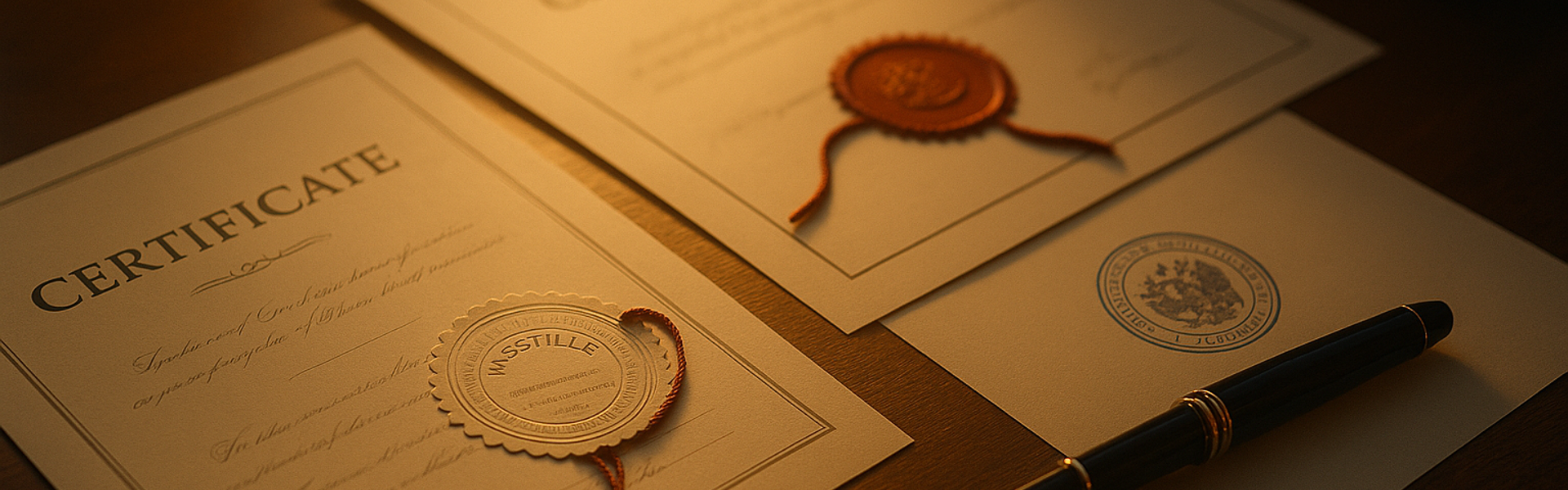 Document attestation in progress